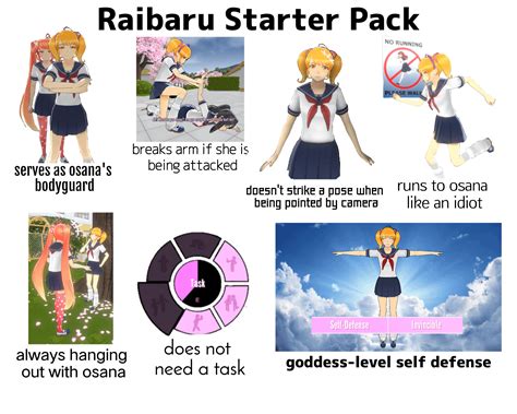 reddit starterpacks|yandere starter pack reddit.